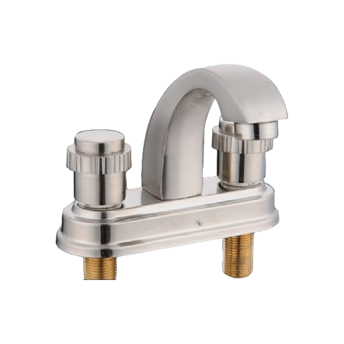 4 inches zinc  lavatory faucet hot and cold YM-4163