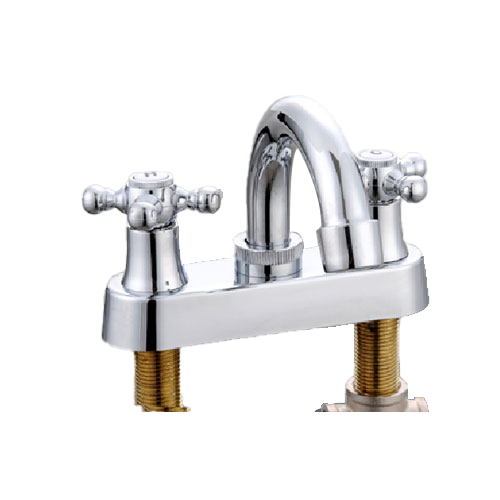 4 inchesdoble handles lavatory faucet/basin faucet  polished chrome /gold YM-BZ4156