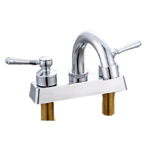 4 inchesdoble handles lavatory faucet polished chrome /gold YM-BZ4157