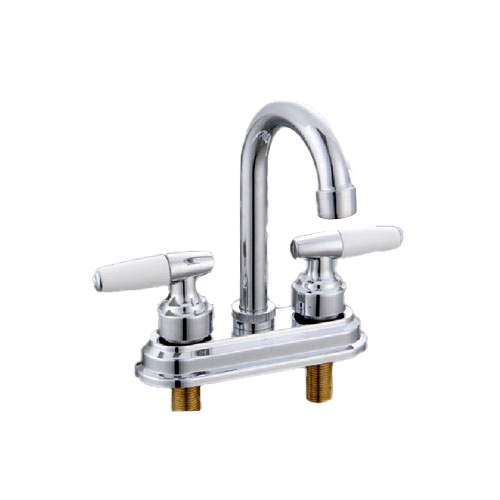 4 inches doble handles lavatory faucet polished chrome /gold YM-BZ4160