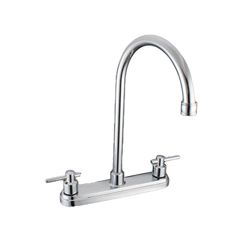 8 inchesdoble handles kitchen faucet polished chrome YM-8117