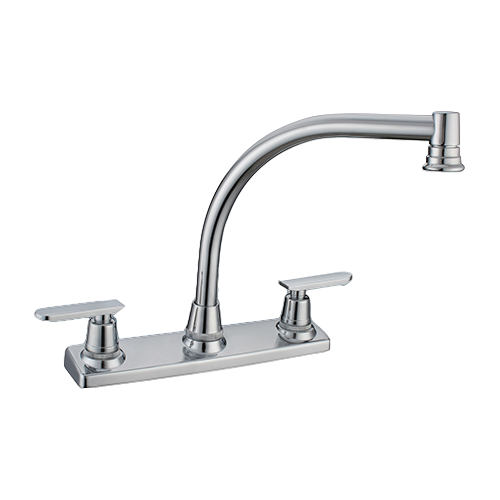 8 inchesdoble handles kitchen faucet polished chrome YM-8122