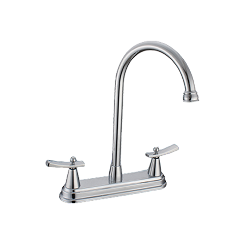 8 inchesdoble handles kitchen faucet polished chrome YM-8123