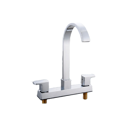 8 inchesdoble handles brass kitchen faucet YM-8101