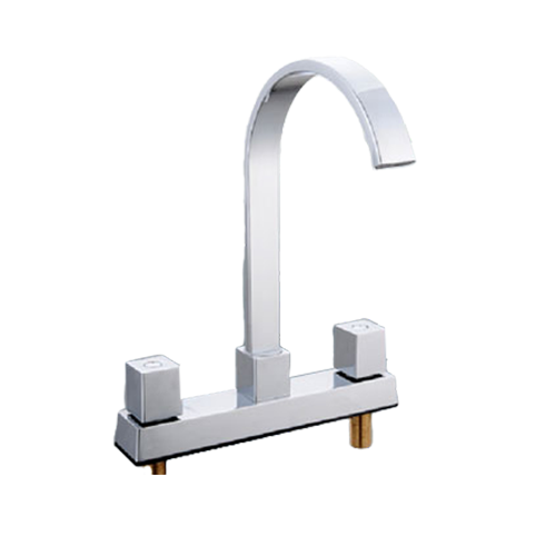 8 inchesdoble handles brass kitchen faucet YM-8105