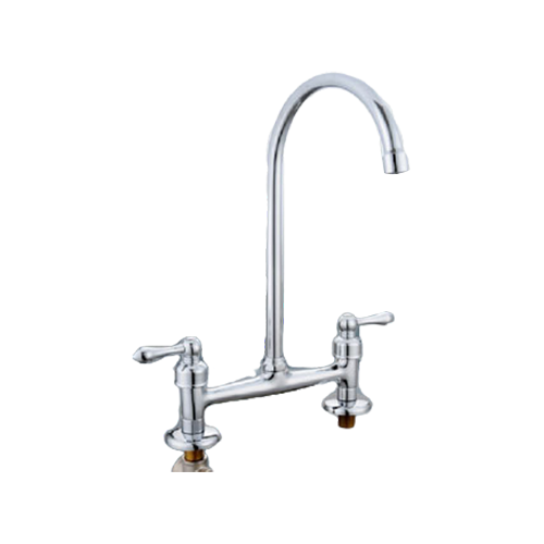 8 inches kitchen faucet doble handles polished chrome YM-8110